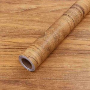 Wood Grain Contact Paper Peel and Stick Wallpaper